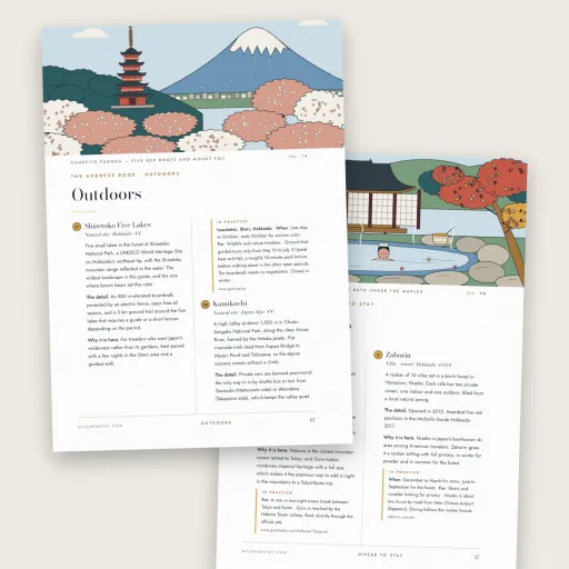 Our Japan Guide Is Out: 102 Addresses, 22 Maps, Three Itineraries